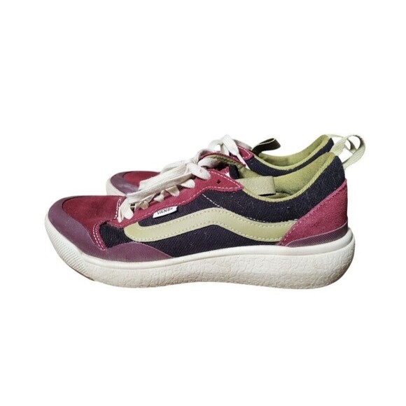 Vans Ultrarange Exo Se Low Port Black Red Authentic Skate Shoe Sneaker Women 8.5 - Picture 1 of 9